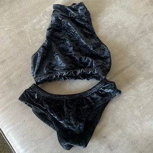 RAD pole wear - worn once - Peru bottoms and halter top - size small